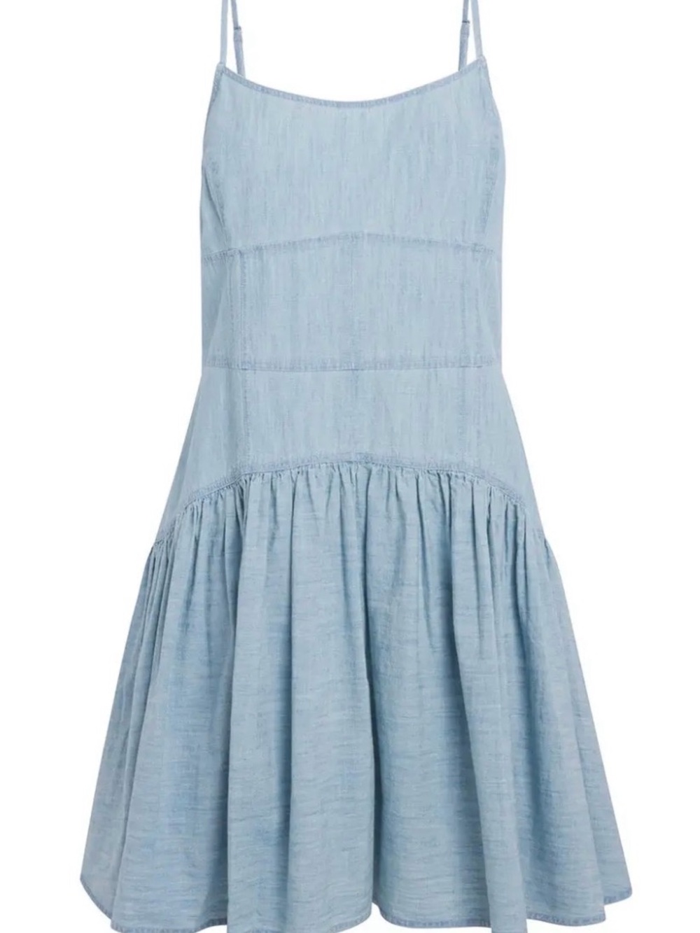 Polo by Ralph Lauren Light Blue Chambray Mini Dress.. NWOT!